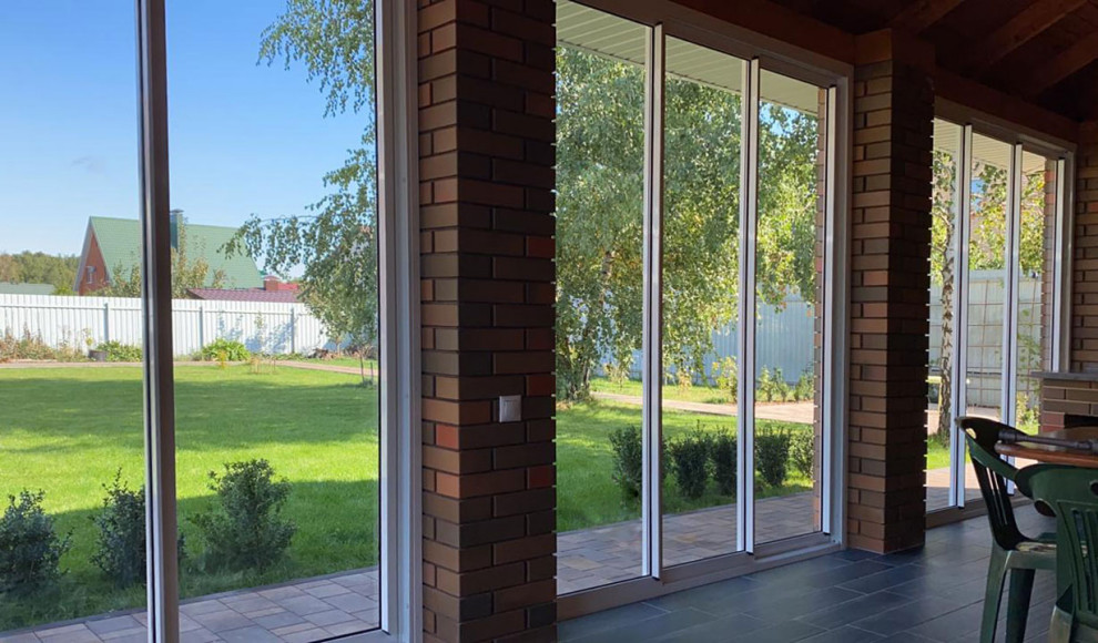 Остекление беседки