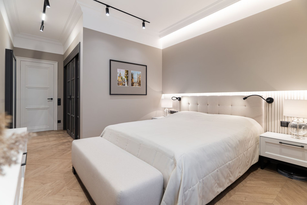 Спальня в стиле английская классика с элементами неоклассики