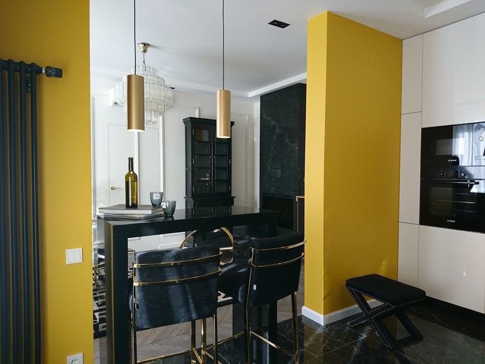 Помпезный Арт-деко в квартире на Нагатинской