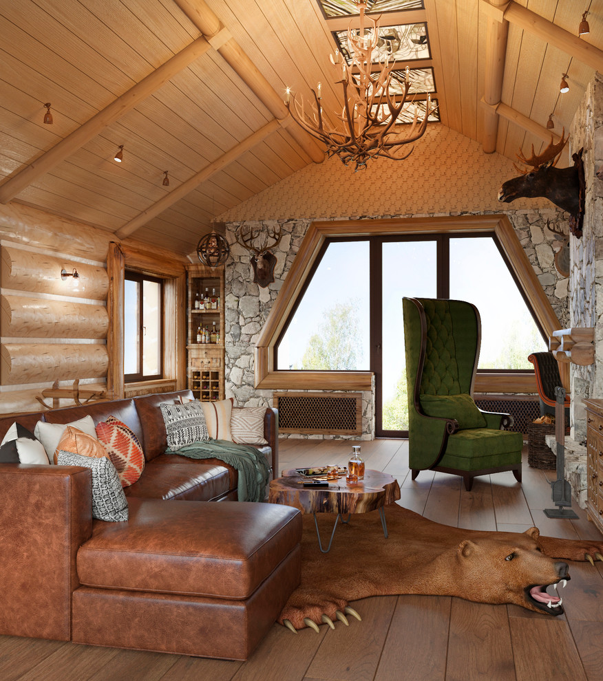 Визуализации дома в стиле "Шале"