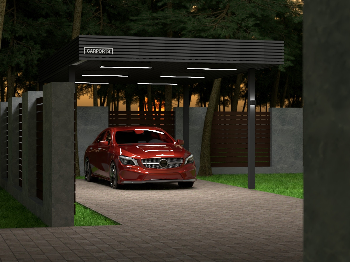 Обложка проекта: Автомобильный навес Carports 1.640