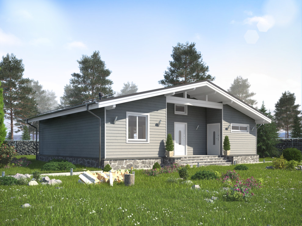 Каркасный дом в скандинавском стиле