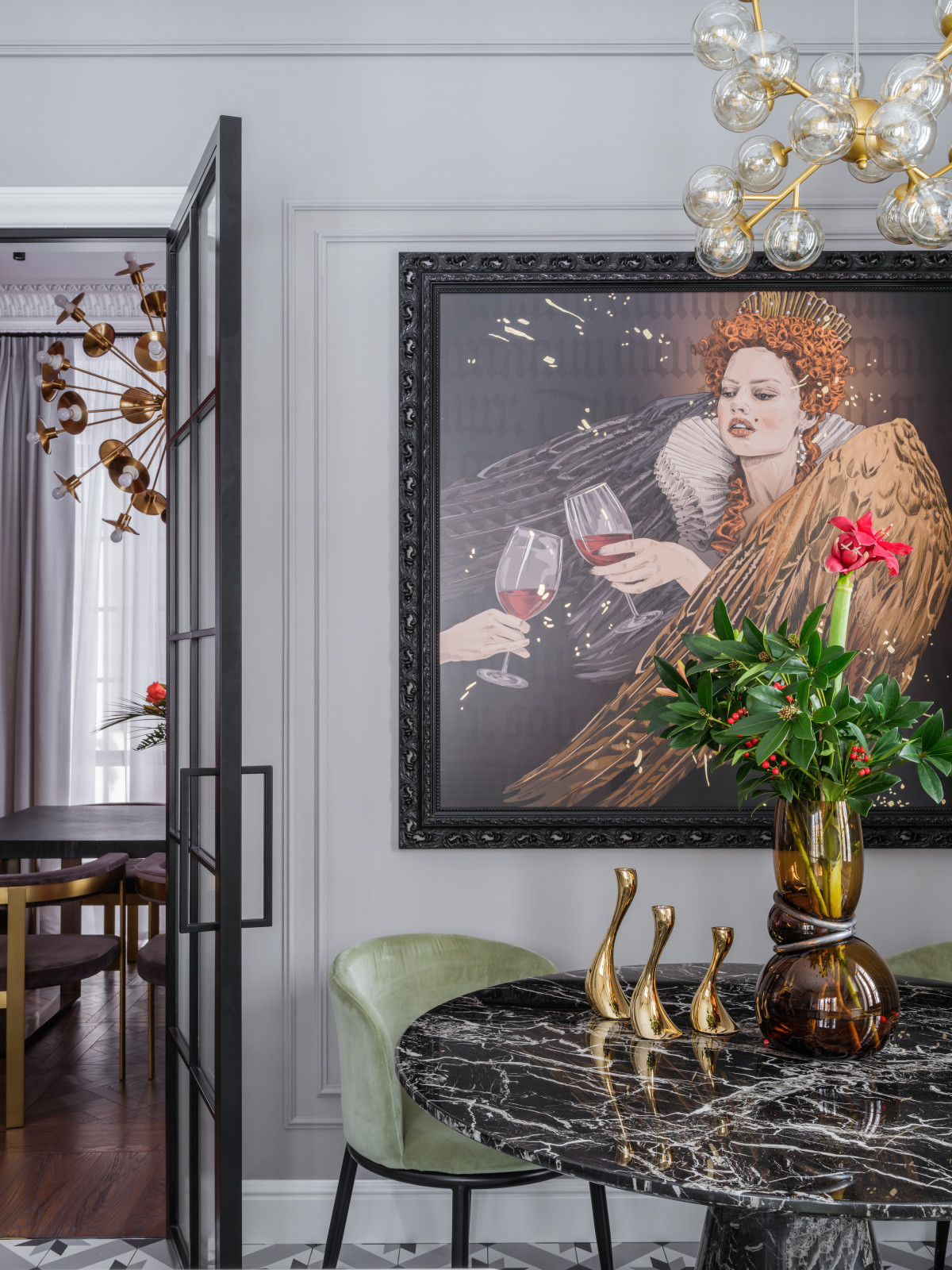 Стилизация загородного дома в КП Довиль