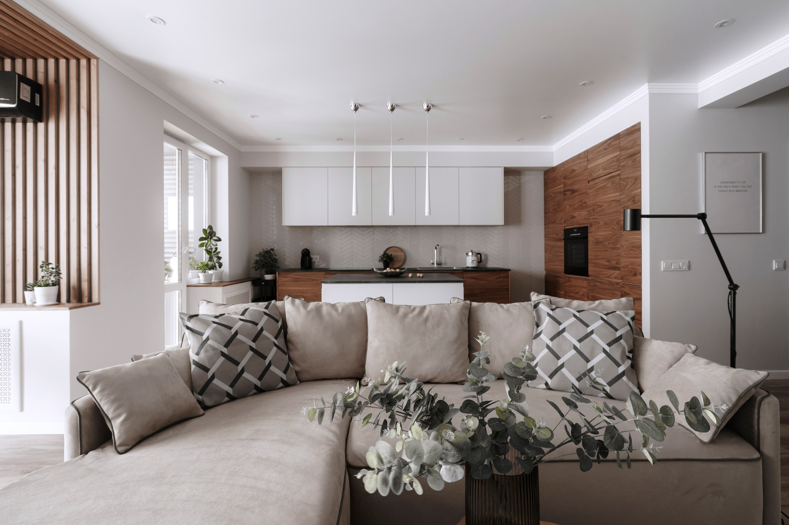 Реализованный проект квартиры в ЖК "Прилесный", г. Пенза