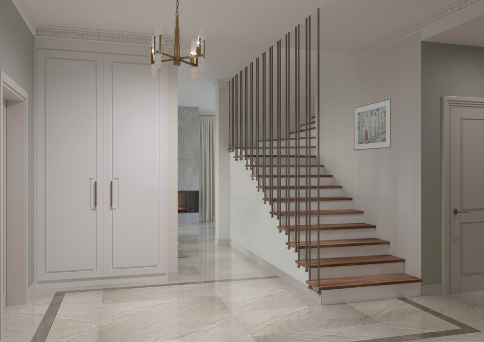 Дом с камином.