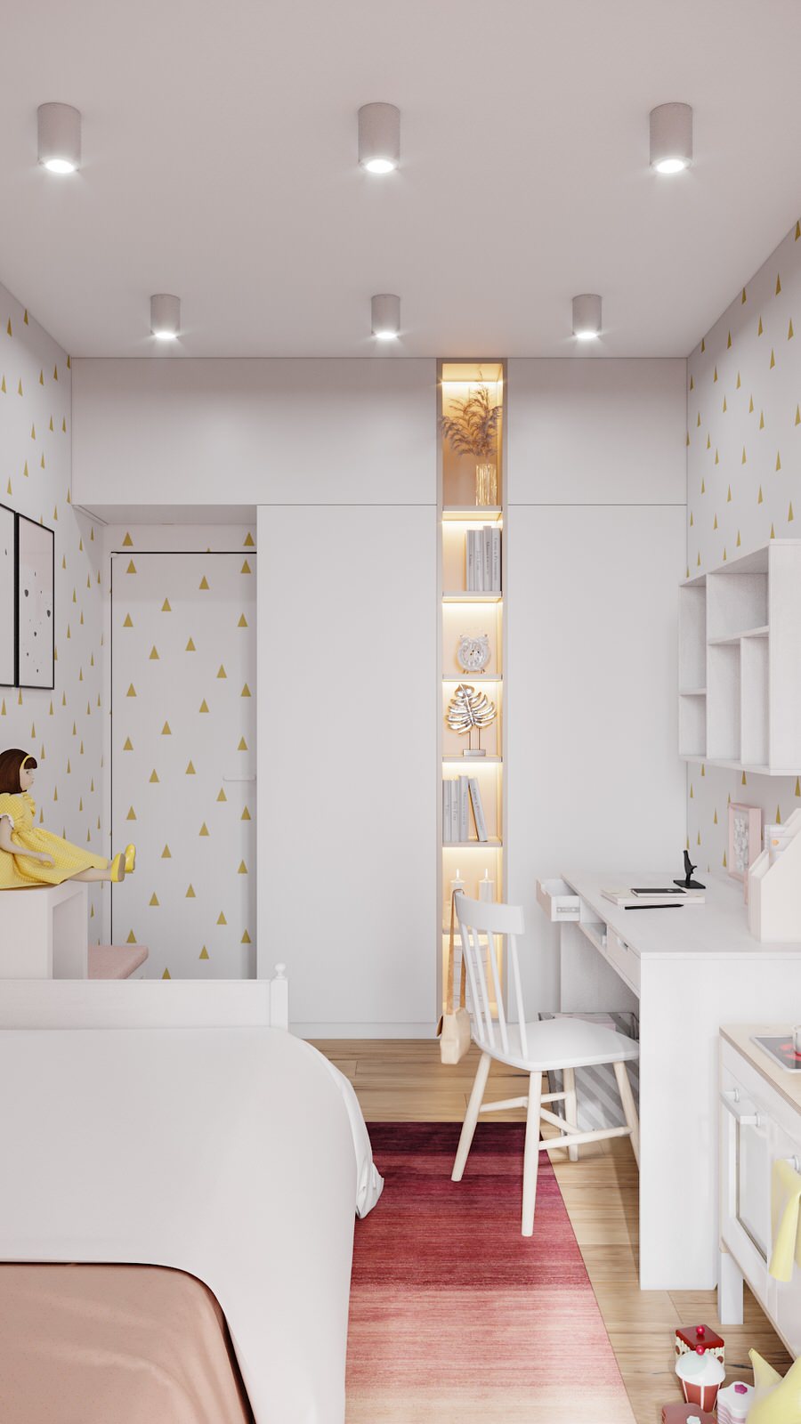 Дизайн-проект квартиры 100кв.м. для семьи из 4х человек в Северном парке