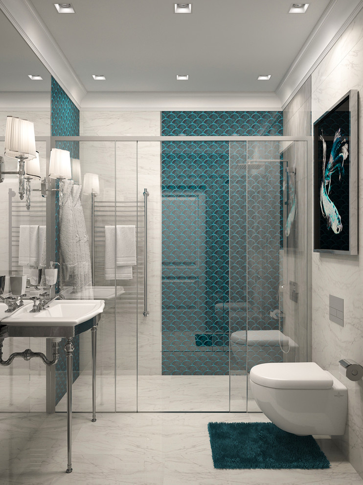 Двухуровневая квартира. Современный АР Деко