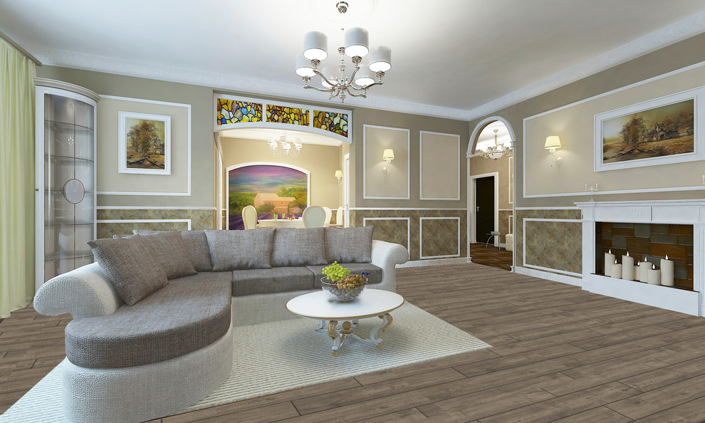 Обложка проекта: Квартира в стиле Эклектика.