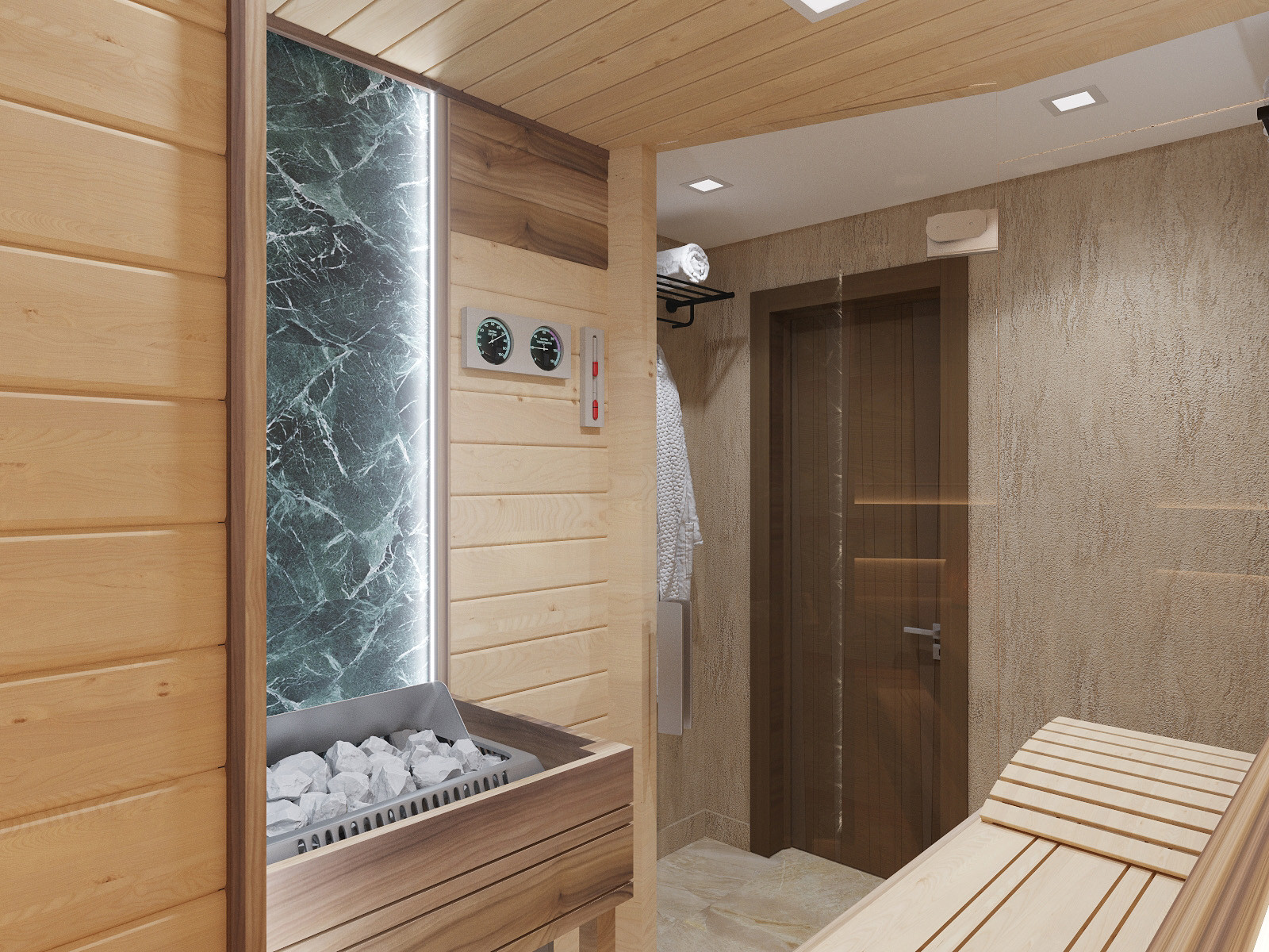 Проект двухуровневого пентхауса в ЖК "Парковый"