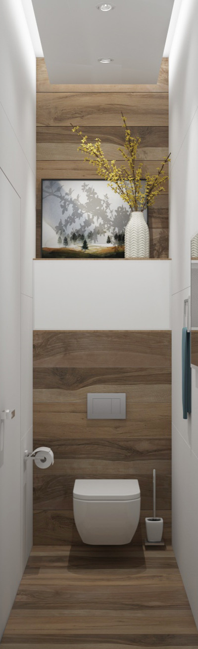 Небольшой загородный дом - 1 этаж Санузел