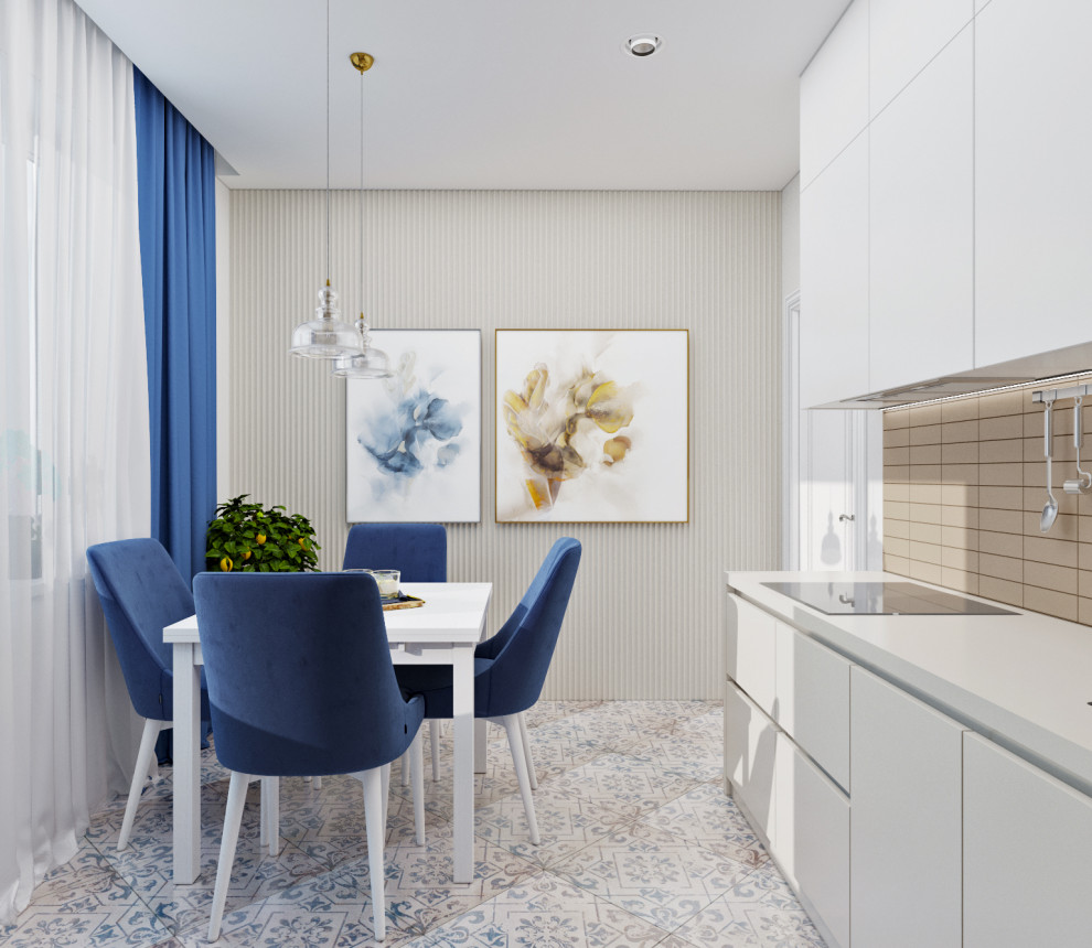 Дизайн - проект двухкомнатной квартиры 60 кв.м. г. Москва.