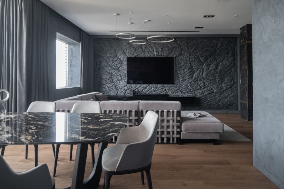 Пентхаус (современный) - гостиная