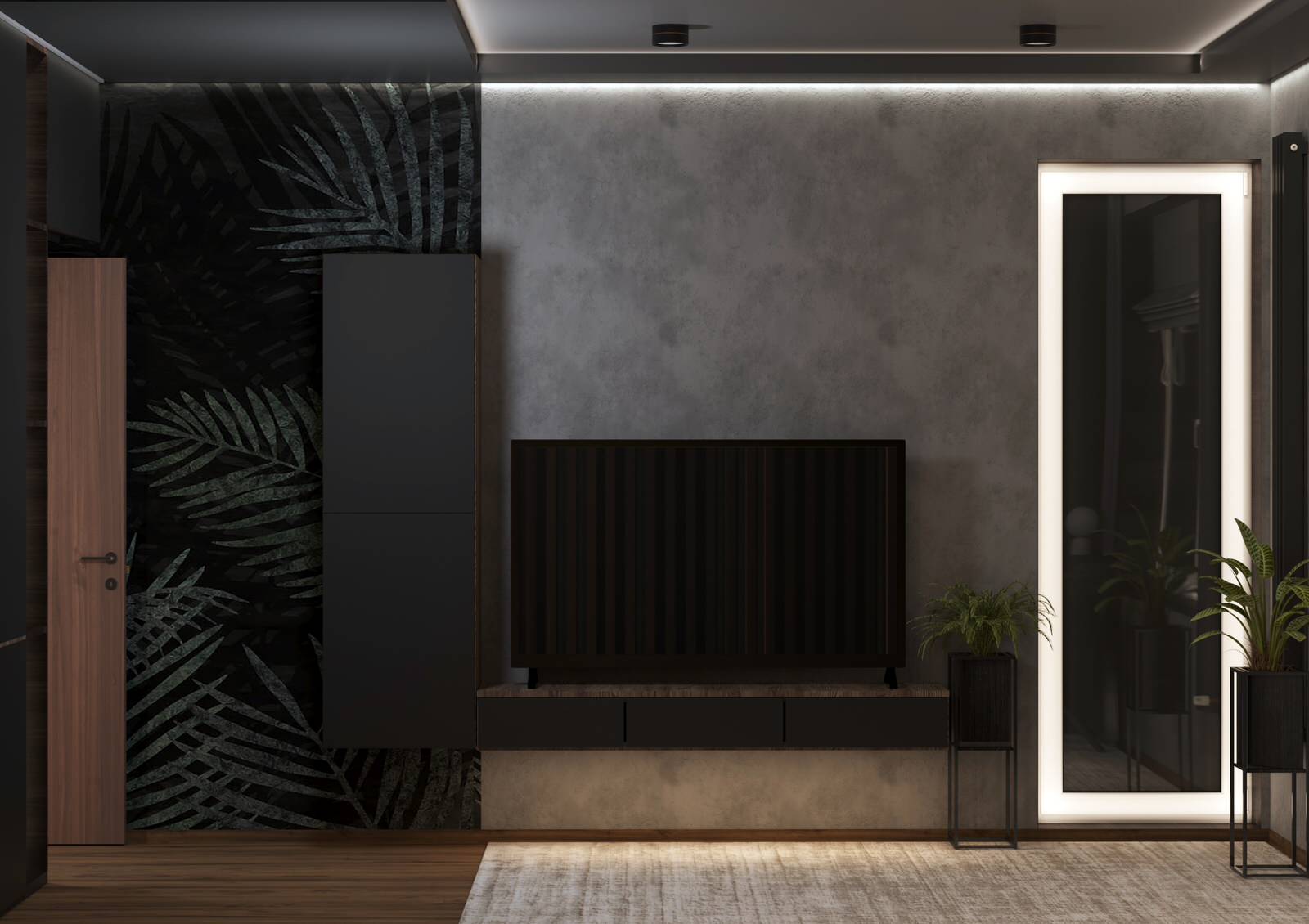 ТВ зона вечерний вариант