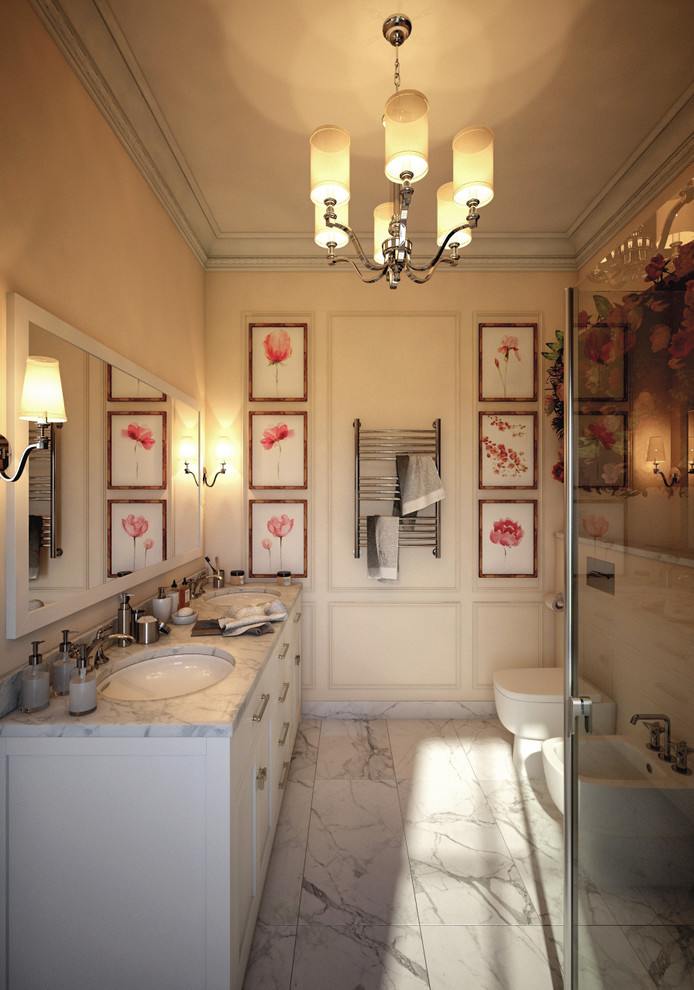 Светлый дом в неоклассическом стиле