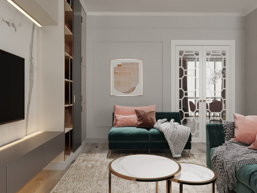 Дизайн проект квартиры "ЖК Кутузовский" 123 м2