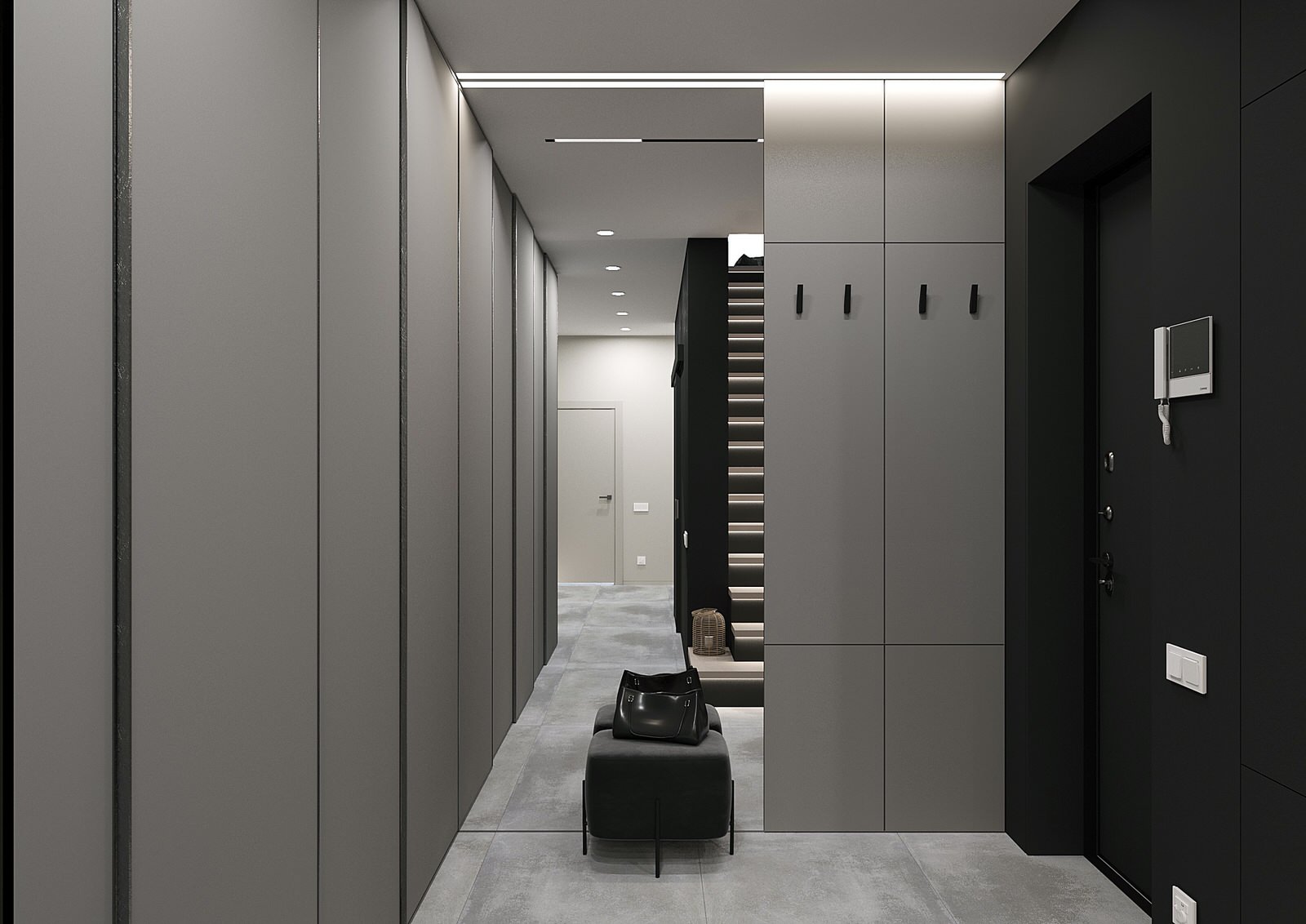 Двух-уровневая квартира для семьи с 3 детьми