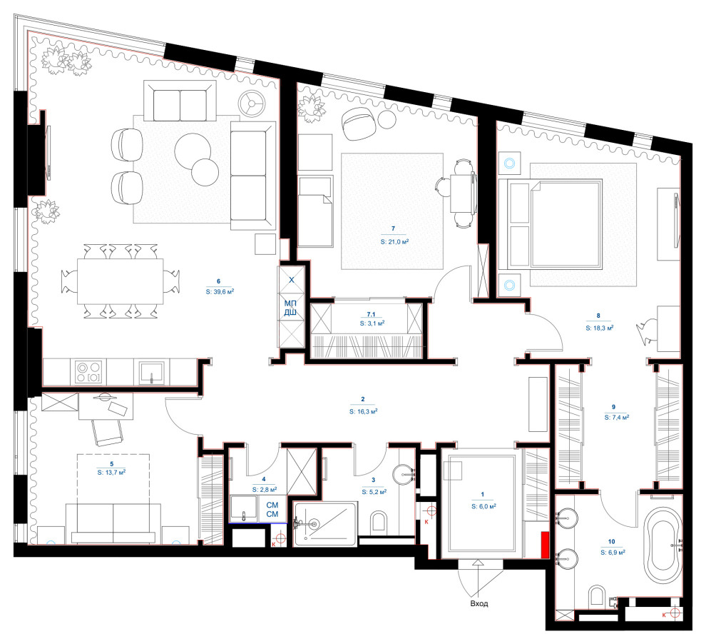 Квартира 140 кв.м.