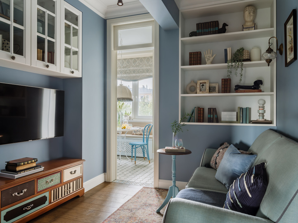 Houzz тур: Трёхкомнатная (!) квартира в «сталинке» — всего 45кв.м