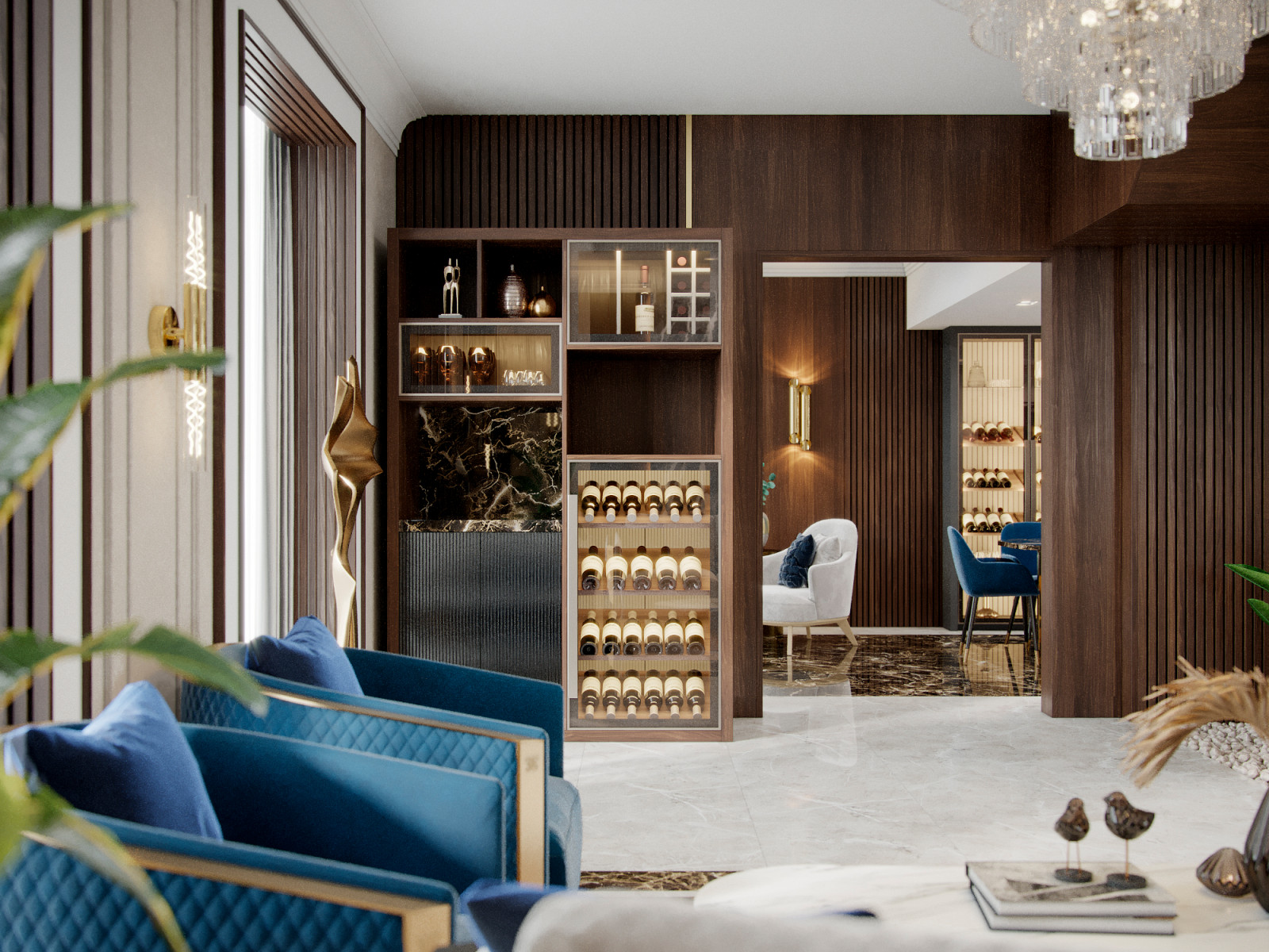 Living Room Rendering in New York