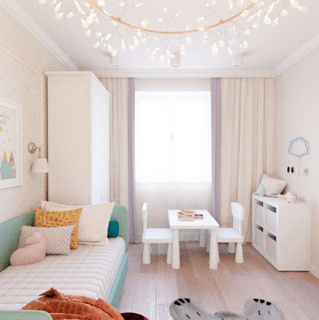 Обложка проекта: Детская для 2 девочек