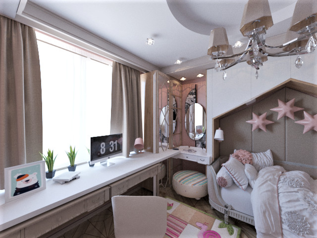 Обложка проекта: спальня для девочки