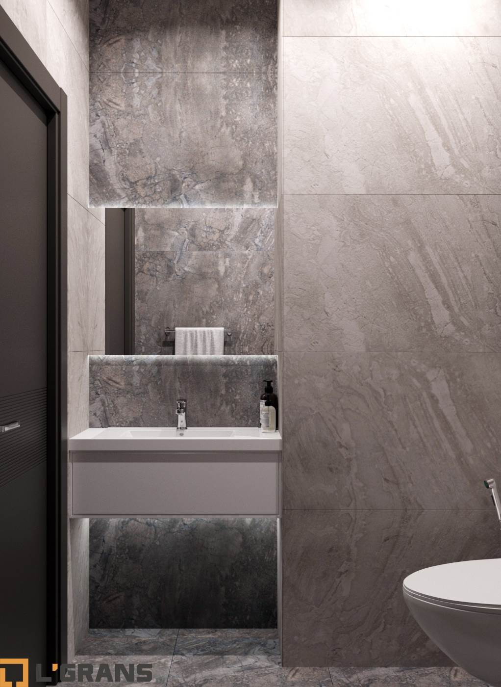 Дизайн проект интерьера 3к. квартиры ул. Советская