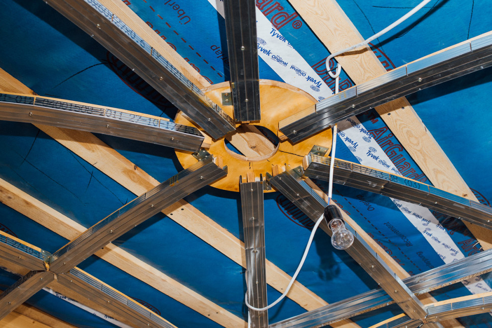 Каркас свода в хамаме.