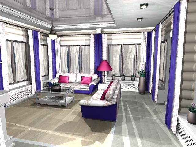 Обложка проекта: гостиная с камином и библиотекой в доме из бруса