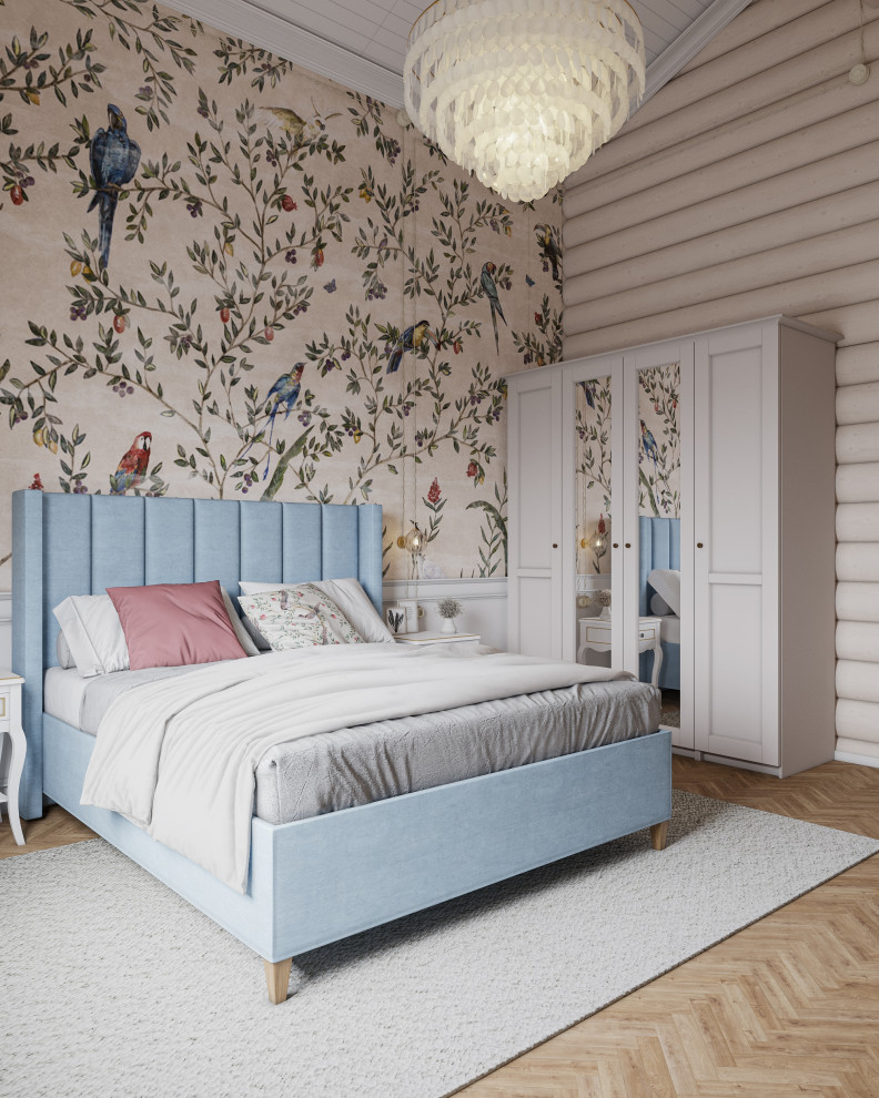 Авторский дом из бревна 135 м² для семьи с двумя детьми в КП Золотые Сосны