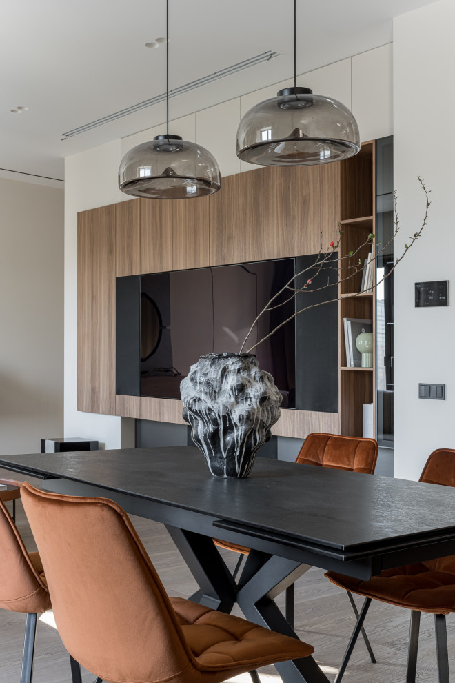 Квартира для активной семьи в минималистичном стиле