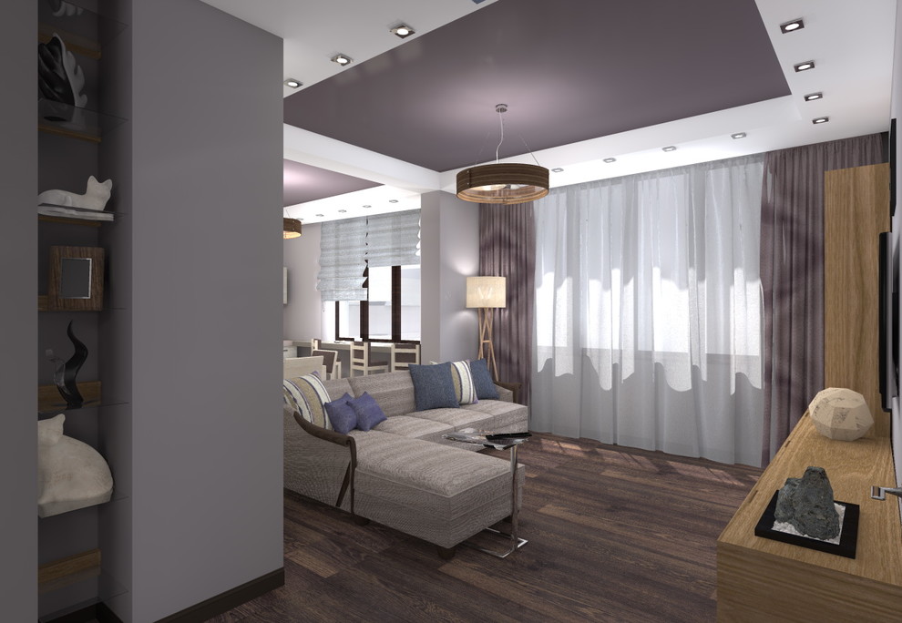 Дизайн-проект квартиры в ЖК "Дирижабль" на Профсоюзной ул.