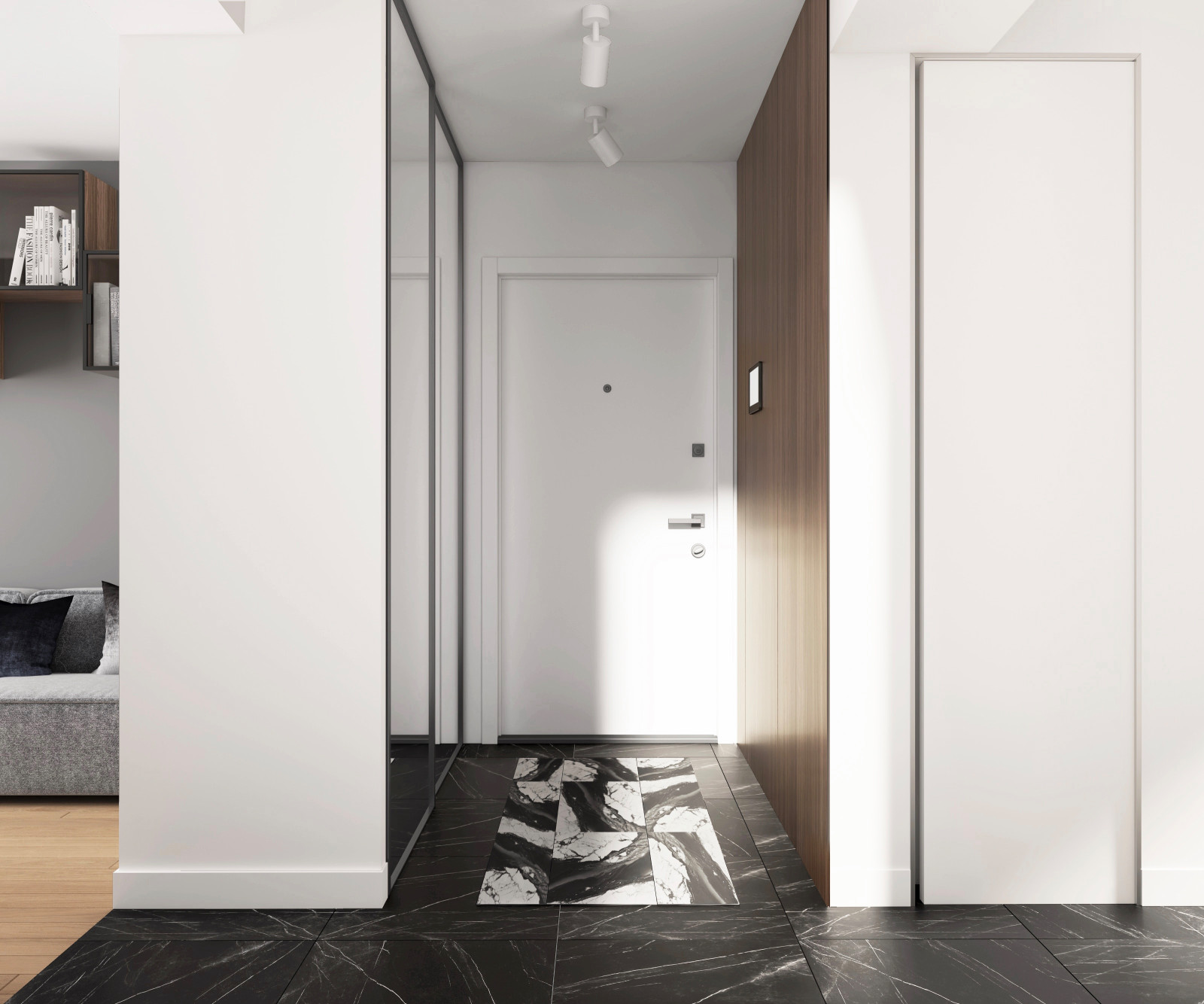 Обложка проекта: Дизайн-проект четырехкомнатной квартиры с перепланировкой