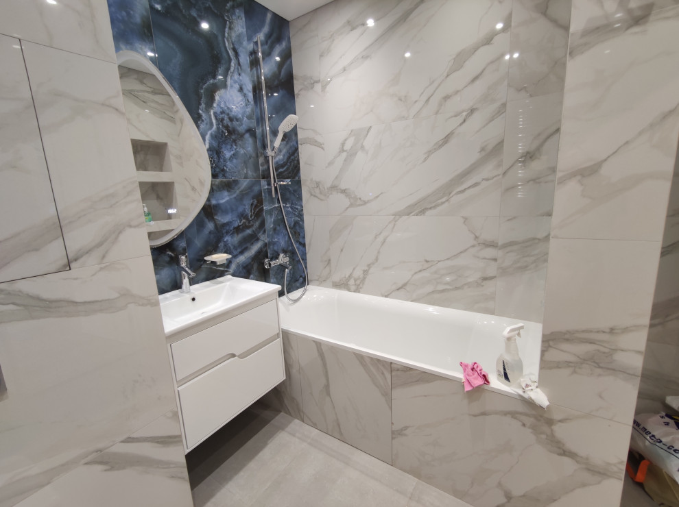 Ванная под мрамор