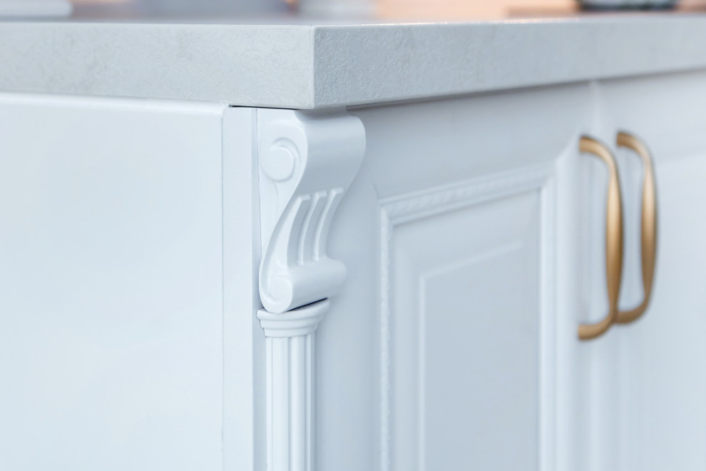 Классическая кухня из массива бука