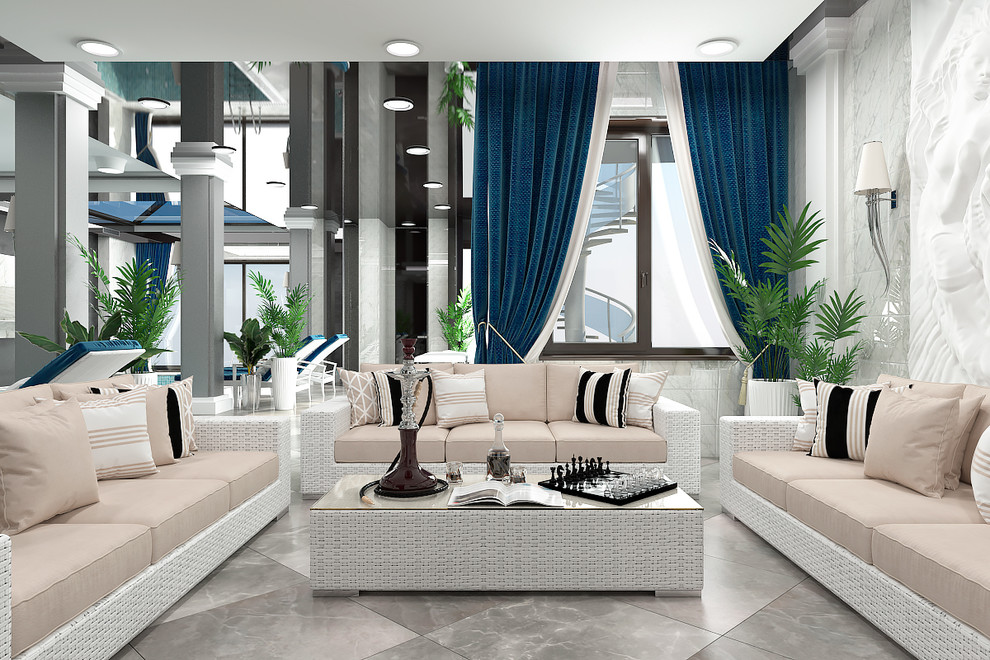 Обложка проекта: Дизайн бассейна в загородном доме, г. Ялта