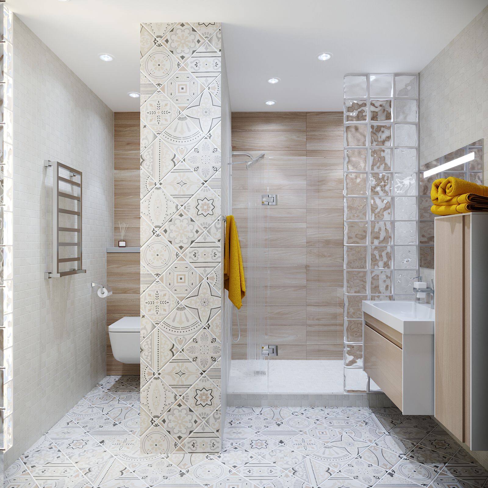 Обложка проекта: Санузел нестандартной планировки