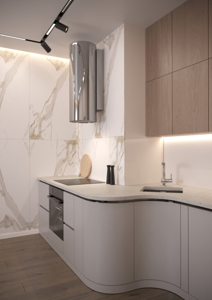 ЖК ЗилАрт дизайн интерьера для семьи из двух человек.