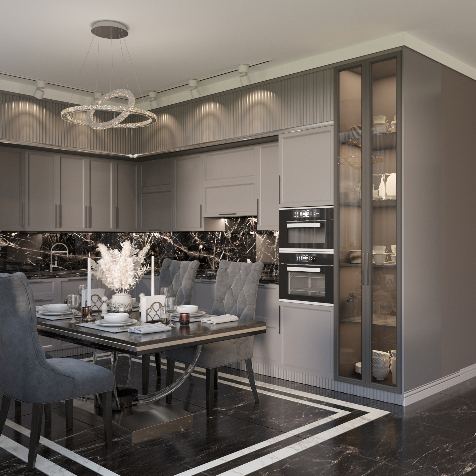 Визуализация интерьера помещений жилого дома