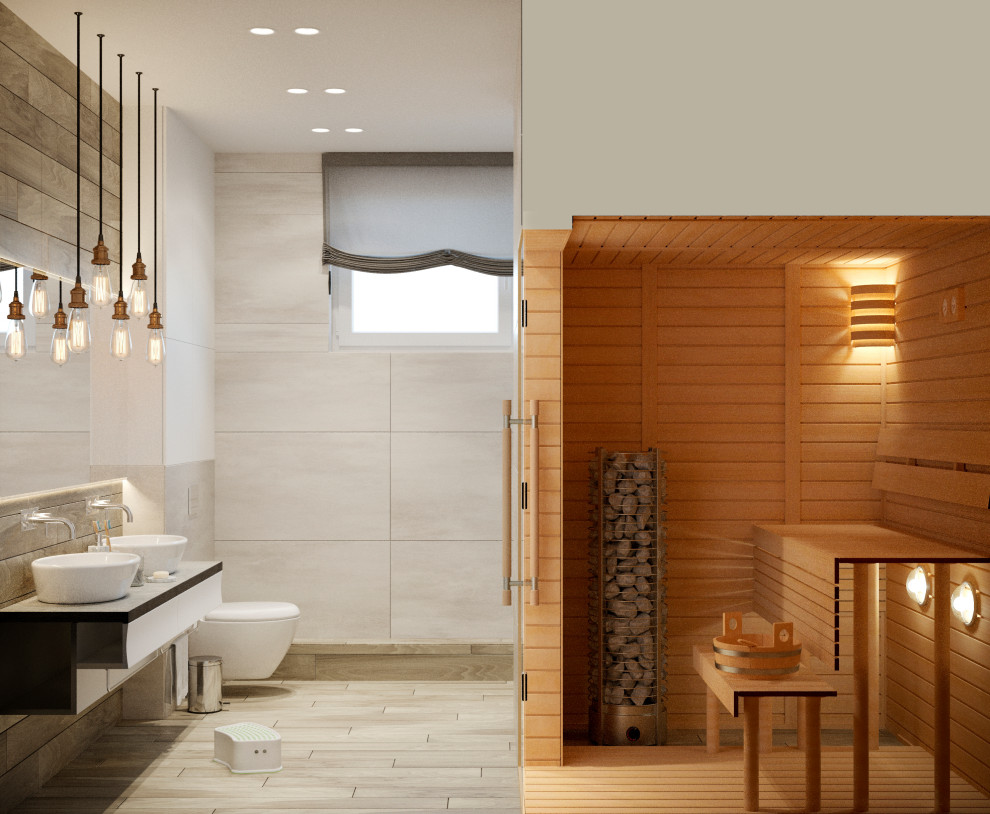 Санузел с сауной