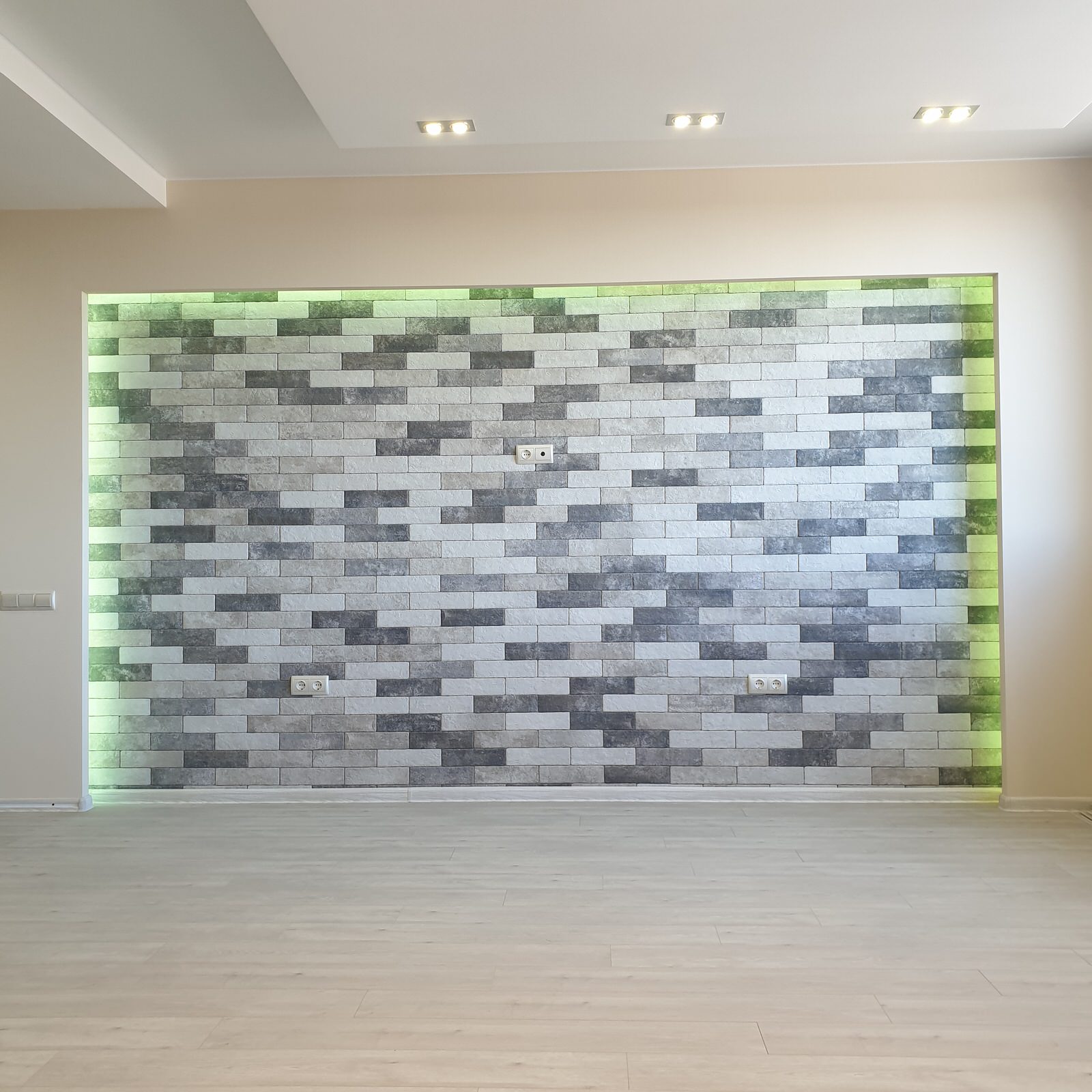 Тумба под ТВ со встроенным камином