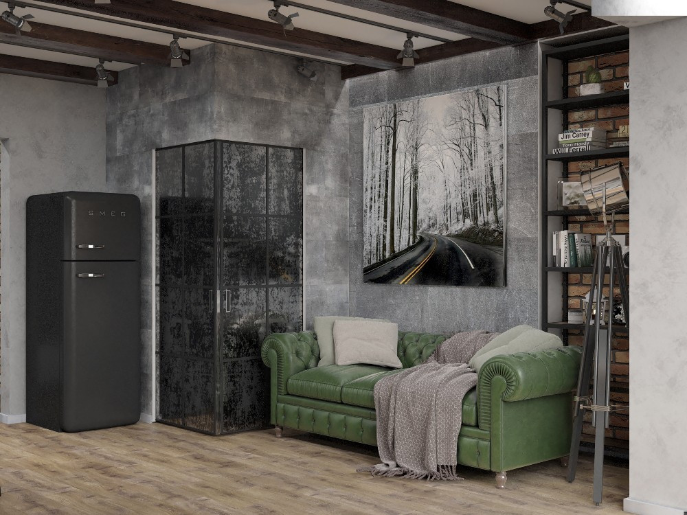 Однокомнатная квартира в стиле Лофт