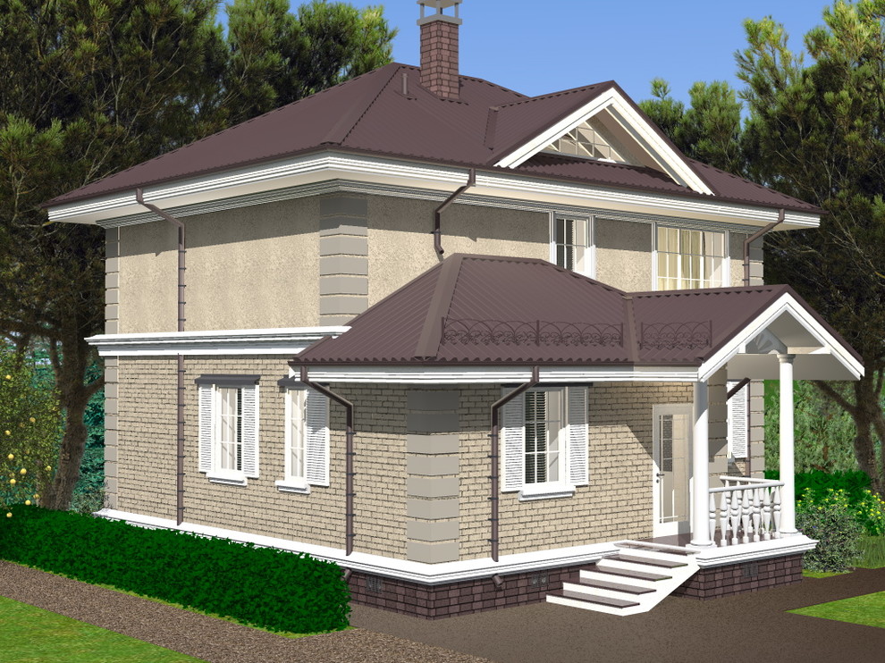 Жилой дом 145 кв.м из газоблока