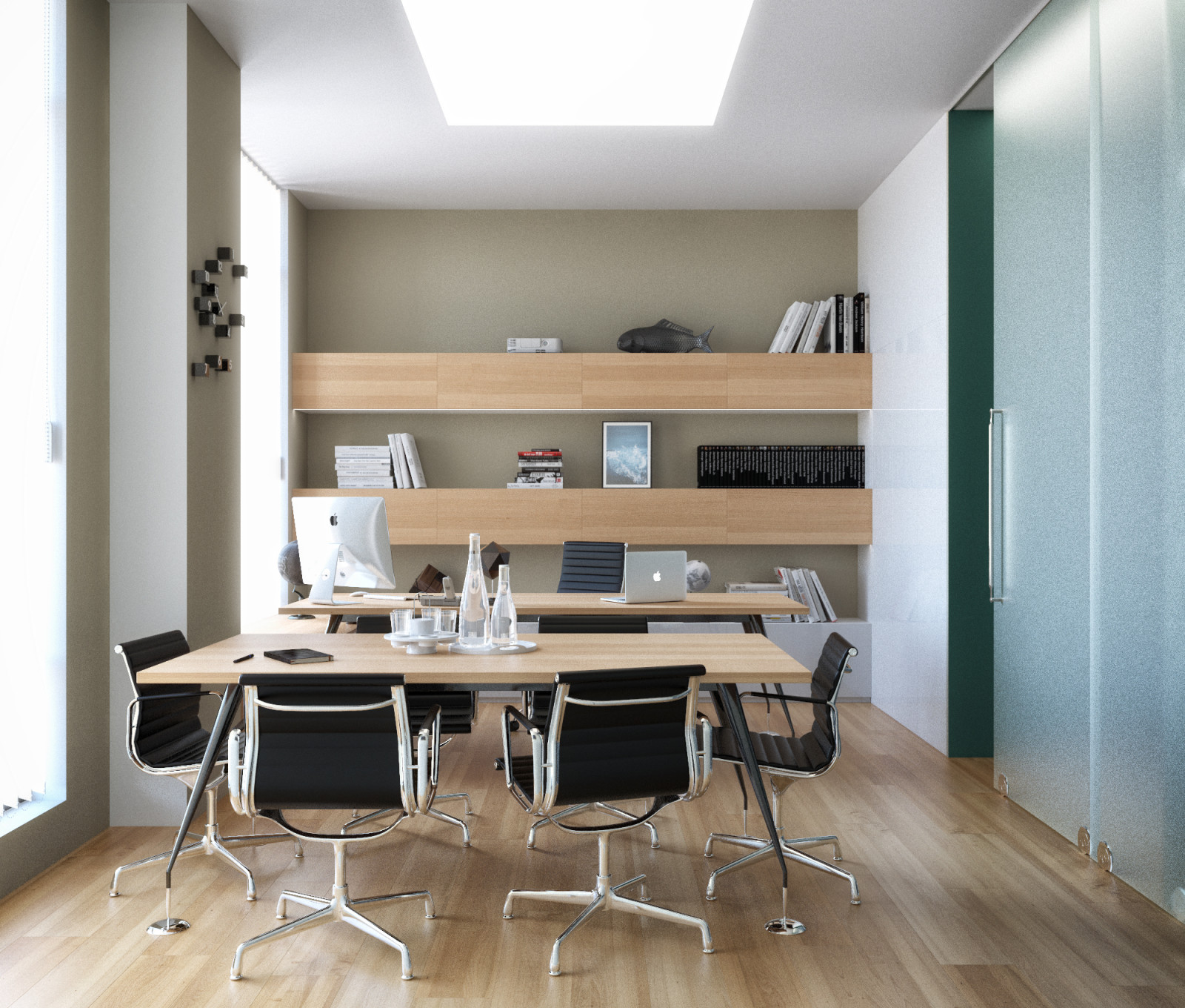 EXECUTIVE OFFICE IN A MINIMALISTIC STYLE