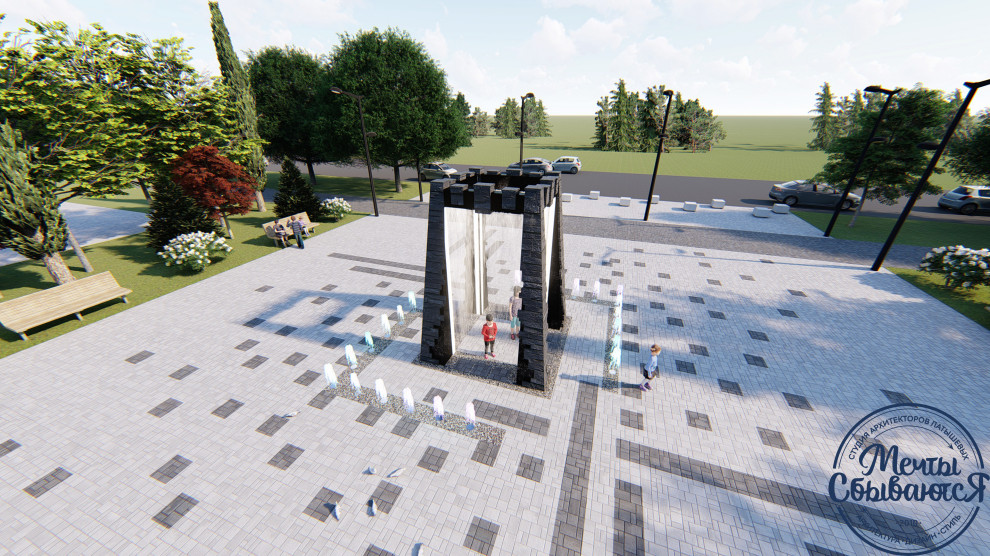 Фонтан в Беслане