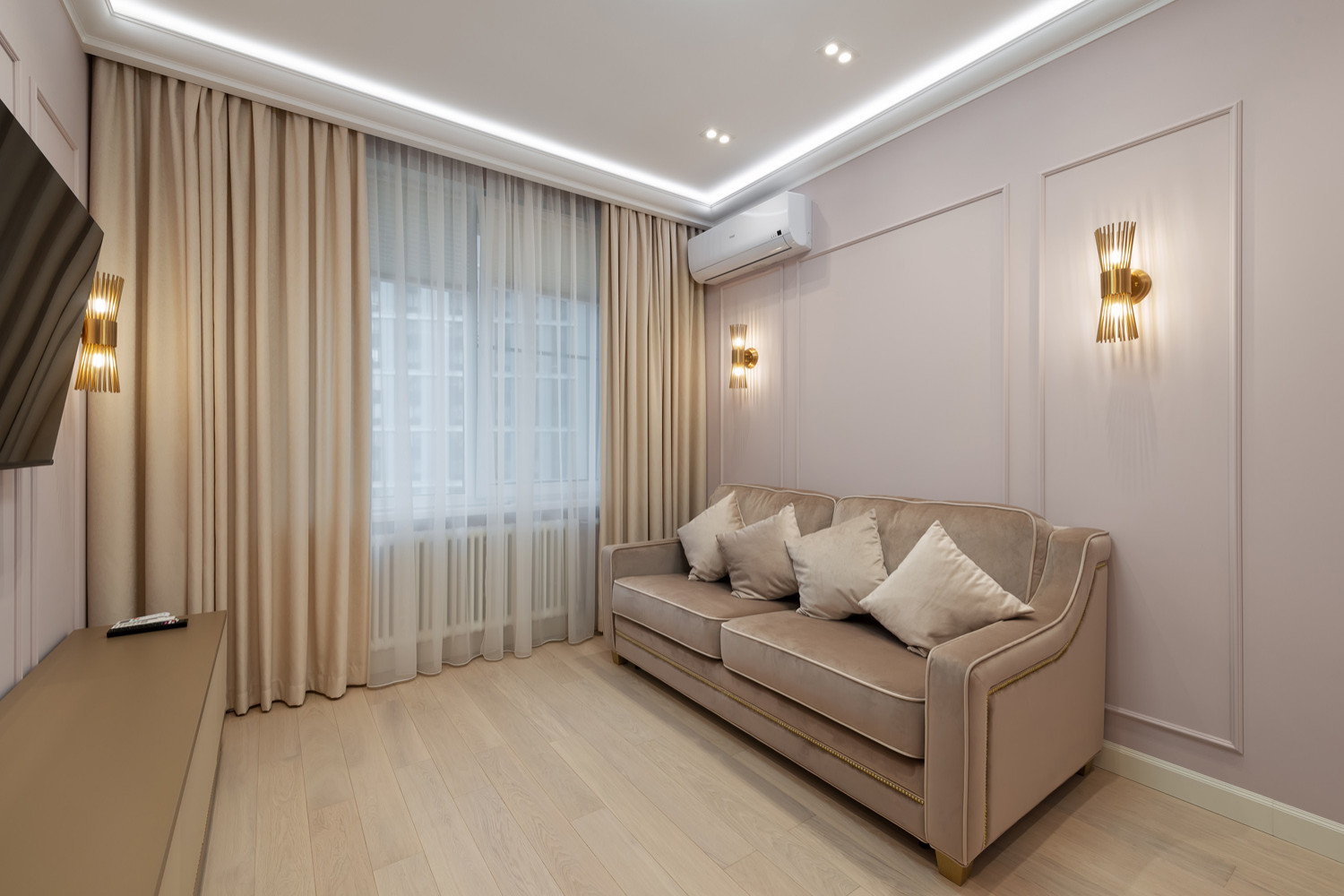 Фотосъемка интерьера 2-комнатной квартиры для портфолио строительной фирмы