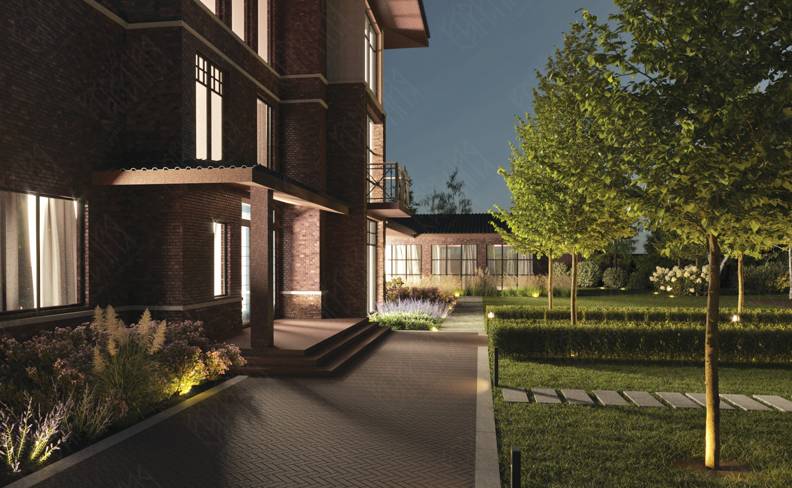 Ландшафтная подсветка