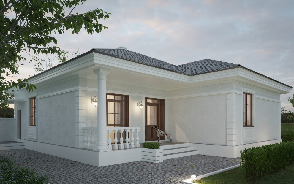 Классический одноэтажный дом в Тверской области