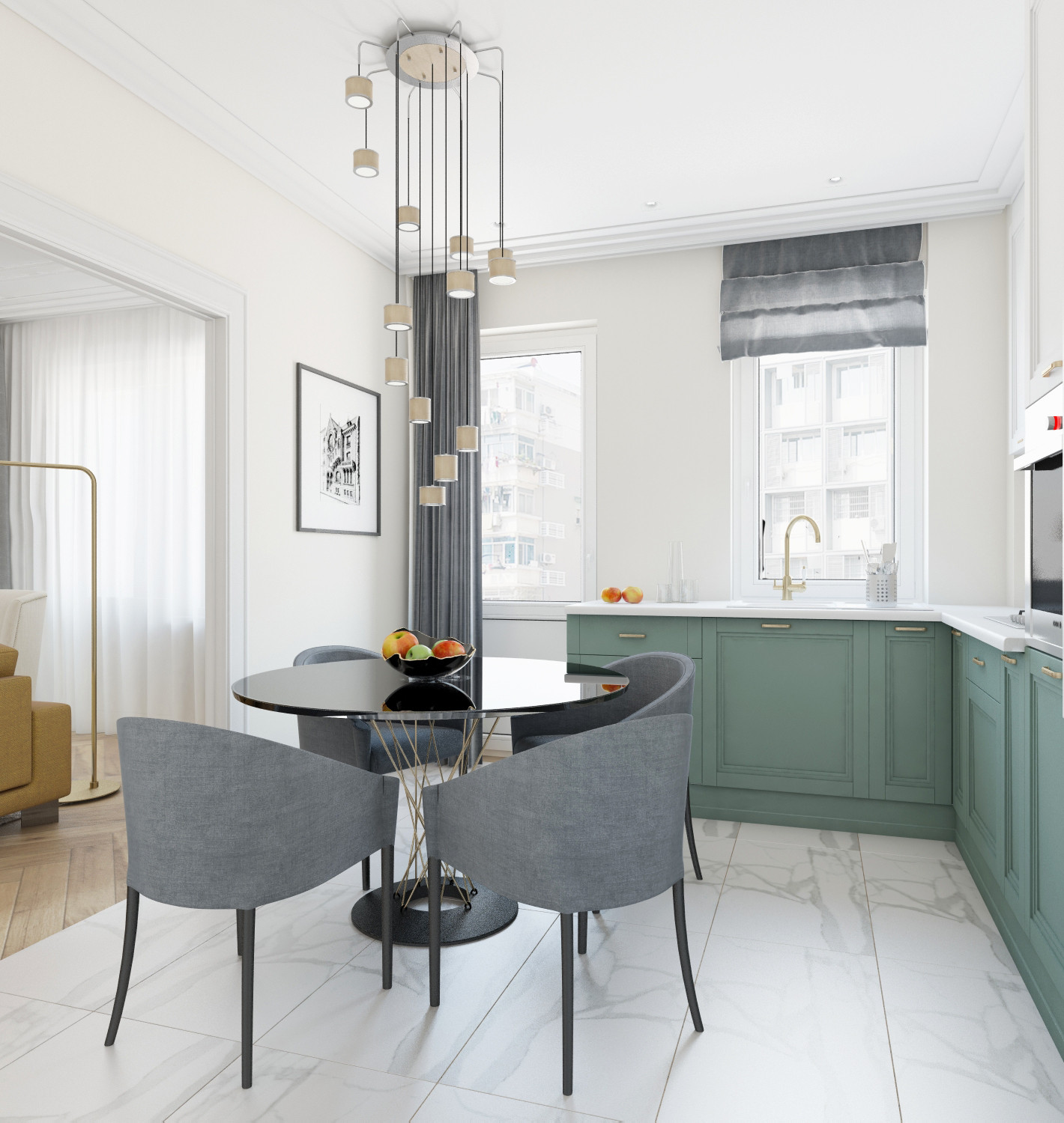 Золото и мята