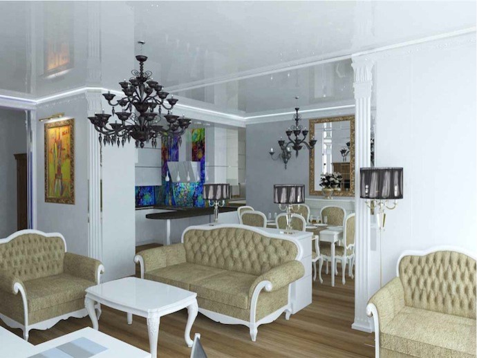 Обложка проекта: Гостиная-столовая-кухня