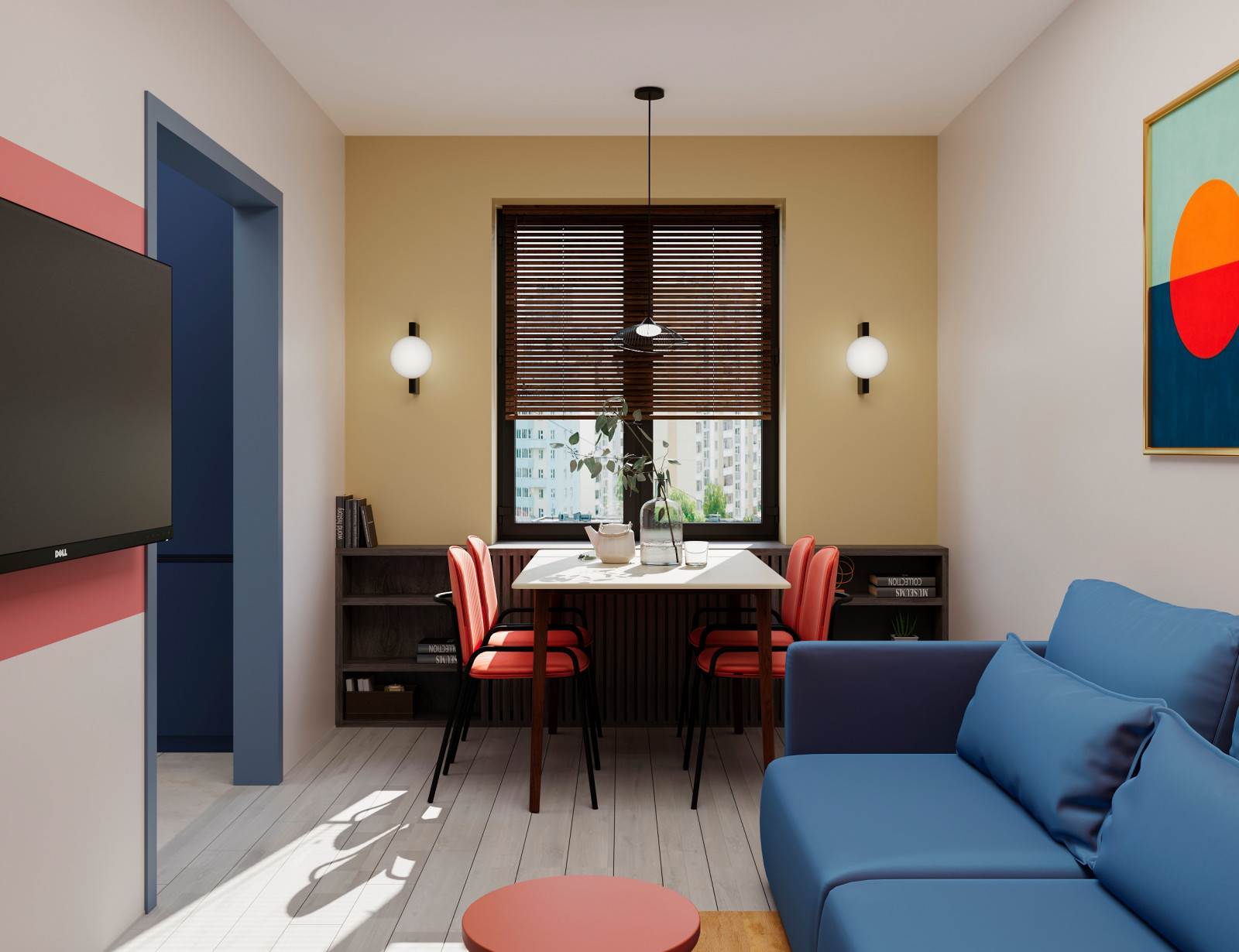 Обложка проекта: Квартира колор-блок